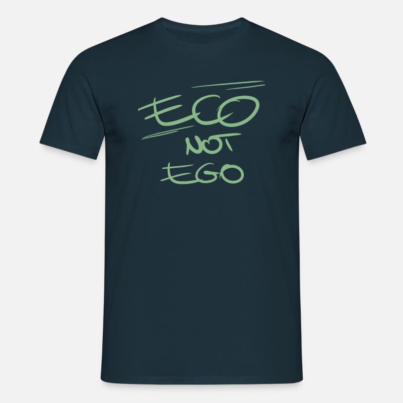 Bevarelse Miljøbeskyttelse Grøn Diskret Art Demo - T-shirt til herrer - marineblå
