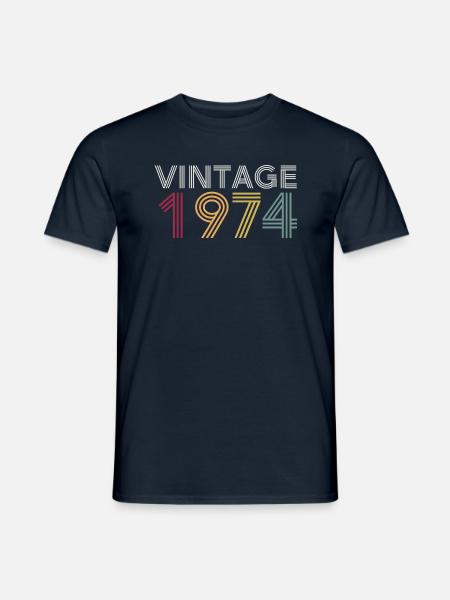 Jahrgang 1974 - Männer T-Shirt - Navy