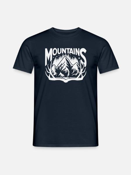 Mountain - Men's T-Shirt - navy