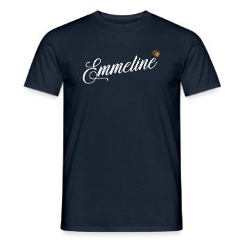 Emmeline Nom personnalisé pour Femmes, Enfants, Bambins - - T-shirt homme - marine - Devant - AI Model Male 178 light (178cm)
