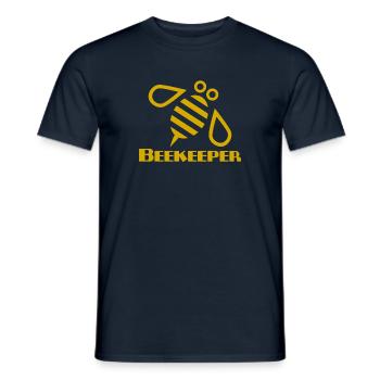 The Beekeeper - Männer T-Shirt - Navy - Vorne - AI Model Male 178 light (178cm)