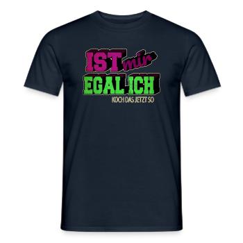 lieben geschenkidee vegetarier geburtstagsgeschenk - Männer T-Shirt - Navy - Vorne - AI Model Male 178 light (178cm)