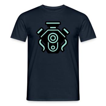 Motor Mechaniker Tuning - Männer T-Shirt - Navy - Vorne - AI Model Male 178 light (178cm)