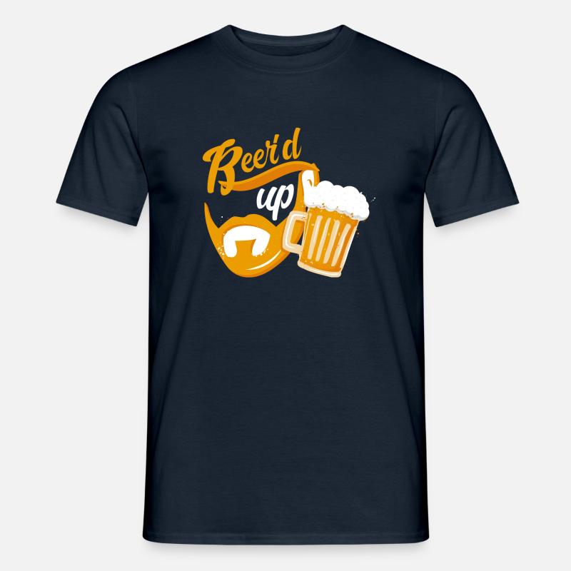 Beer 'd Up - Männer T-Shirt - Navy