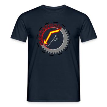 Mechatronics - Men's T-Shirt - navy - Front - AI Model Male 178 light (178cm)