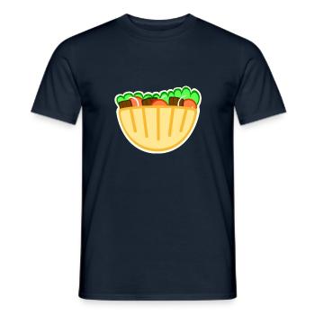 Kebab - Men's T-Shirt - navy - Front - AI Model Male 178 light (178cm)
