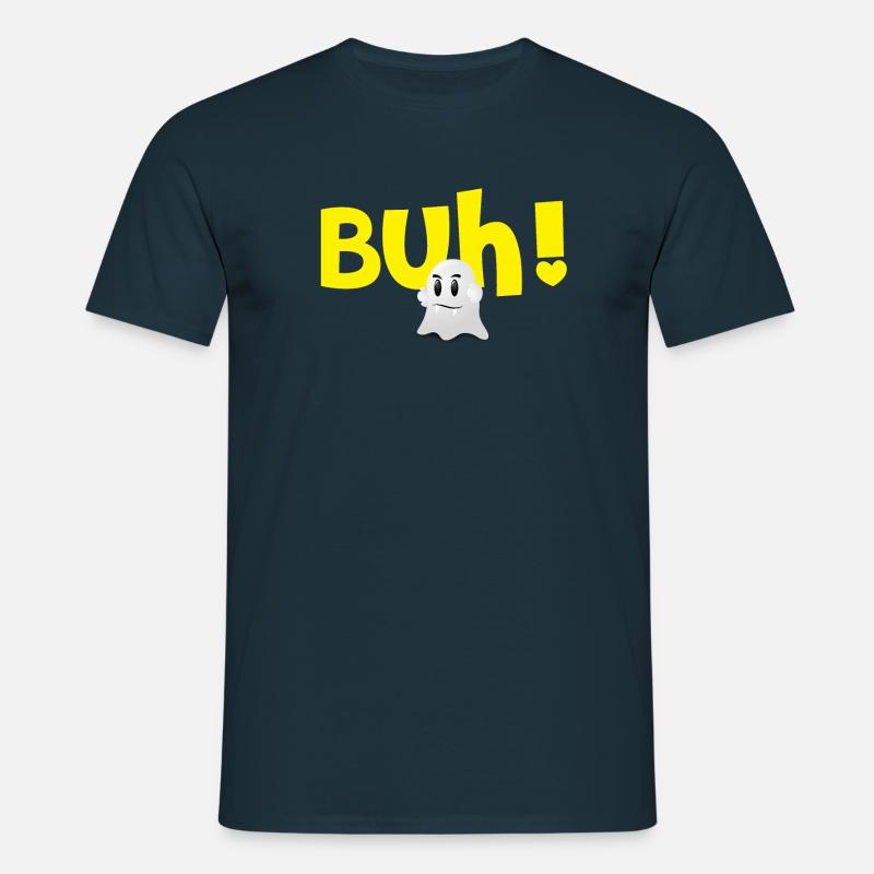 Buh Gespenst - Männer T-Shirt - Navy