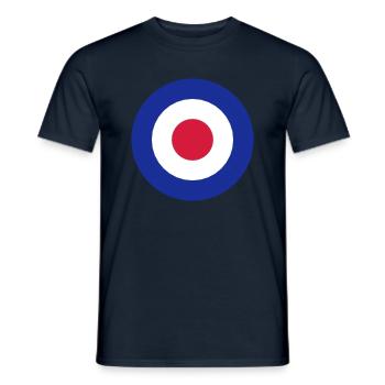 RoyalAirforce - T-shirt homme - marine - Devant - AI Model Male 178 light (178cm)