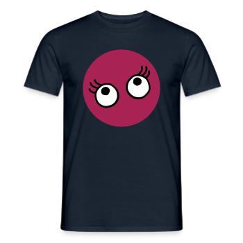 Clit eys - Männer T-Shirt - Navy - Vorne - AI Model Male 178 light (178cm)