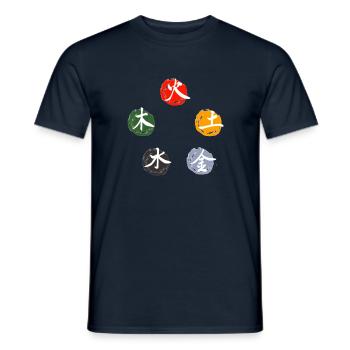 MTC-Gezeugungszyklus - Männer T-Shirt - Navy - Vorne - AI Model Male 178 light (178cm)