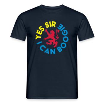Yes Sir, I Can Boogie - Ecosse - T-shirt homme - marine - Devant - AI Model Male 178 light (178cm)