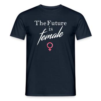Female Future - Men's T-Shirt - navy - Front - AI Model Male 178 light (178cm)