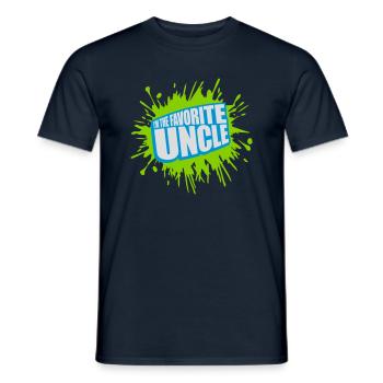 im the favorite uncle - Männer T-Shirt - Navy - Vorne - AI Model Male 178 light (178cm)