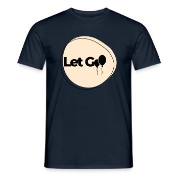 Lâche-le - T-shirt homme - marine - Devant - AI Model Male 178 light (178cm)