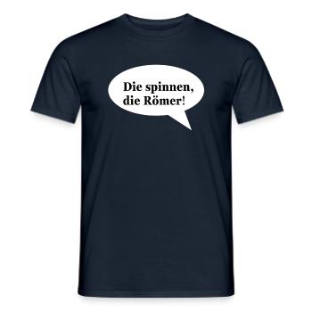 Die spinnen die Römer - Männer T-Shirt - Navy - Vorne - AI Model Male 178 light (178cm)