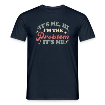 C’est moi salut je le problème c’est moi citation drôle - T-shirt homme - marine - Devant - AI Model Male 178 light (178cm)