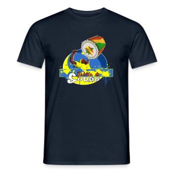 BBaC Surdo - T-shirt homme - marine - Devant - AI Model Male 178 light (178cm)