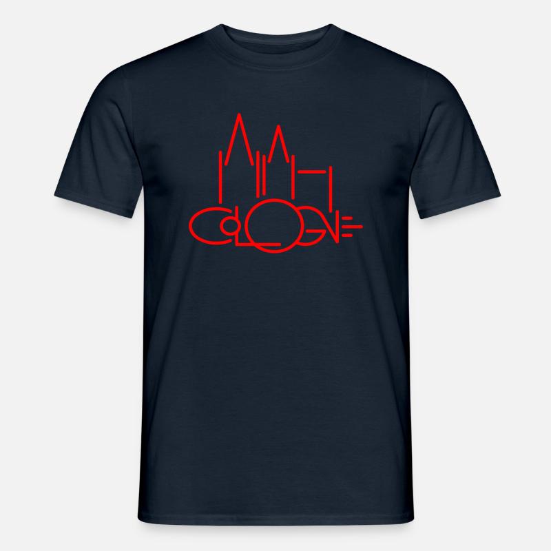 Cologne - Männer T-Shirt - Navy