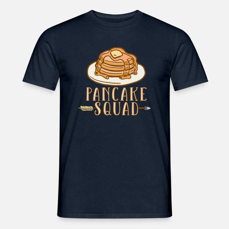 Pfannkuchen - Männer T-Shirt - Navy