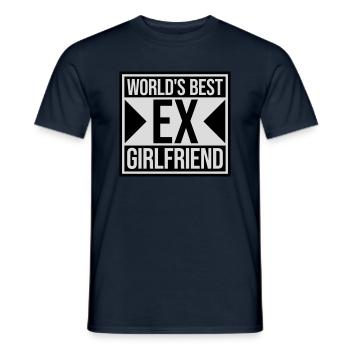La meilleure ex petite amie du monde - T-shirt homme - marine - Devant - AI Model Male 178 light (178cm)