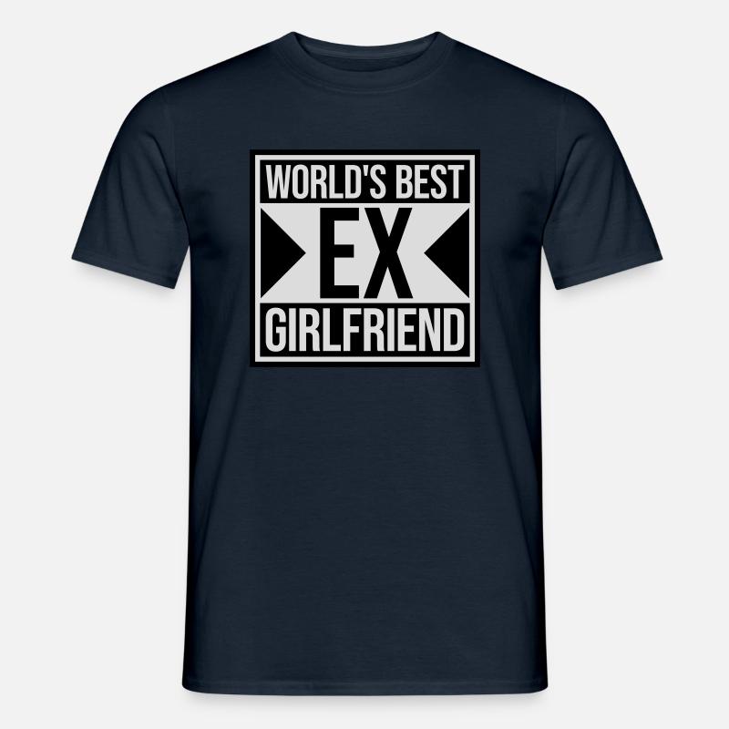 worlds best ex girlfriend - Männer T-Shirt - Navy