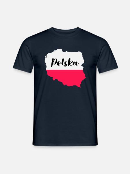 Poland Polska - Men's T-Shirt - navy