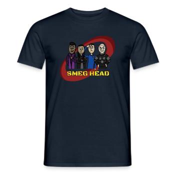 Smeg Head Characters - Men's T-Shirt - navy - Front - AI Model Male 178 light (178cm)