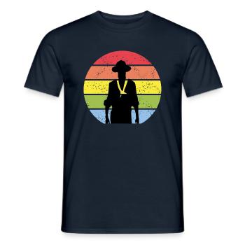 SCOUT - Männer T-Shirt - Navy - Vorne - AI Model Male 178 light (178cm)