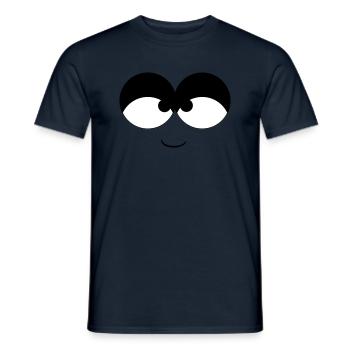 Seh dich! - Männer T-Shirt - Navy - Vorne - AI Model Male 178 light (178cm)