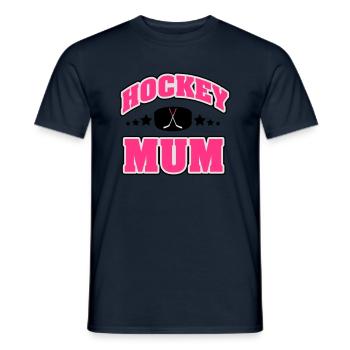 Hockey Mum - Männer T-Shirt - Navy - Vorne - AI Model Male 178 light (178cm)
