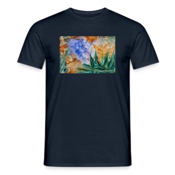 3934 - Männer T-Shirt - Navy - Vorne - AI Model Male 178 light (178cm)