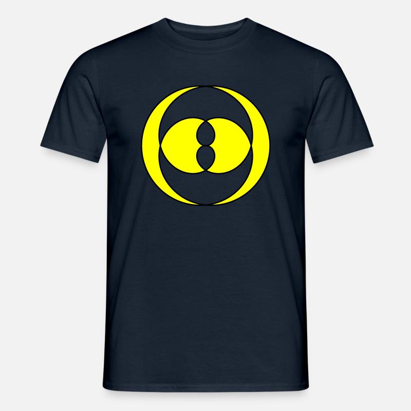 Rosette - Männer T-Shirt - Navy