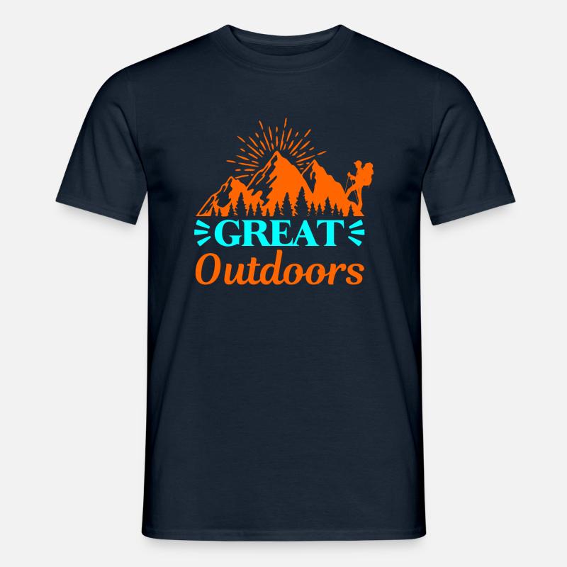 Great Outdoors - Männer T-Shirt - Navy