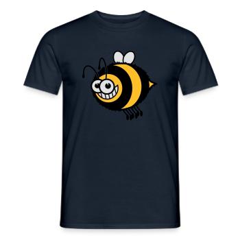 vl073b_hummel_3c - T-shirt homme - marine - Devant - AI Model Male 178 light (178cm)