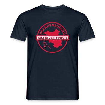 brandenburg - Männer T-Shirt - Navy - Vorne - AI Model Male 178 light (178cm)