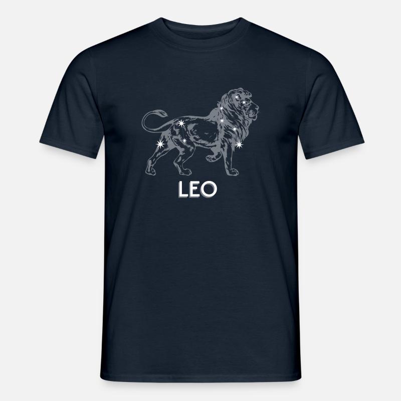 Sternbild Löwe - Männer T-Shirt - Navy