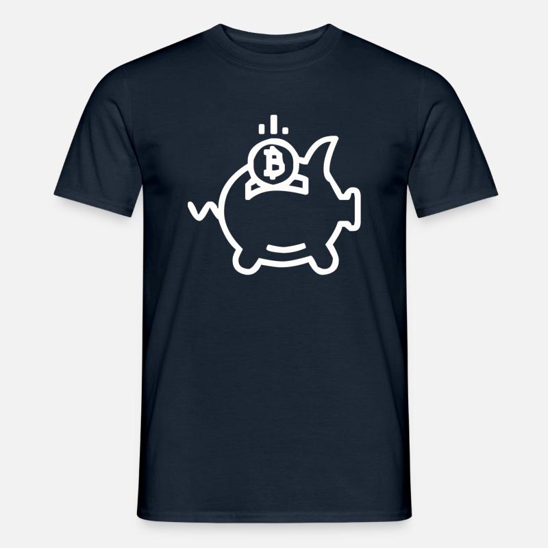 Bitcoin-Wirtschaft - Männer T-Shirt - Navy