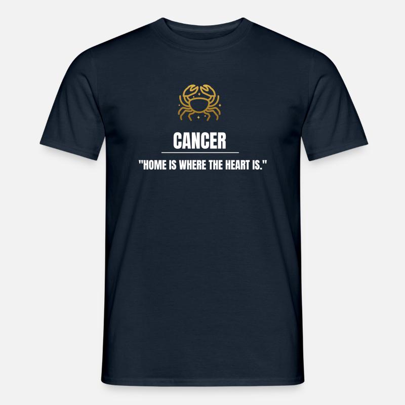 Krebs - Männer T-Shirt - Navy