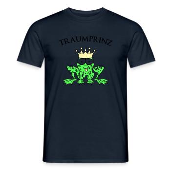 Principe Azzurro Re Ranocchio - T-shirt uomo - navy - Fronte - AI Model Male 178 light (178cm)