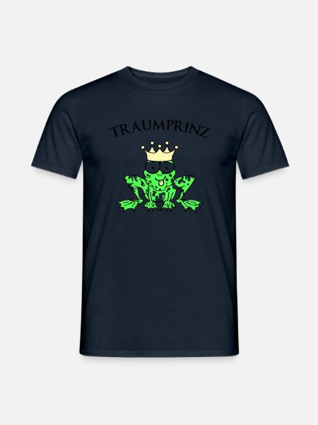 Prince Charming Frog King - Men's T-Shirt - navy