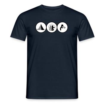 Festival - T-shirt homme - marine - Devant - AI Model Male 178 light (178cm)