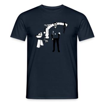 Restaurant Koch Chef gourmet Grillmeister - Männer T-Shirt - Navy - Vorne - AI Model Male 178 light (178cm)