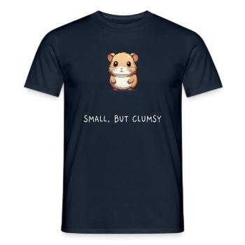 Small but Clumsy - Men's T-Shirt - navy - Front - AI Model Male 178 light (178cm)