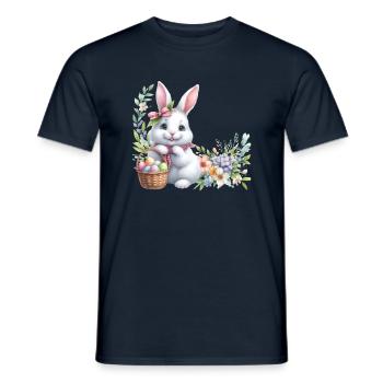Easter Easter Bunny Easter Saturday Easter Sunday Easter Eggs Spring - Men's T-Shirt - navy - Front - AI Model Male 178 light (178cm)