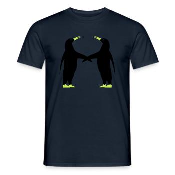 Pingouin 2 - T-shirt homme - marine - Devant - AI Model Male 178 light (178cm)