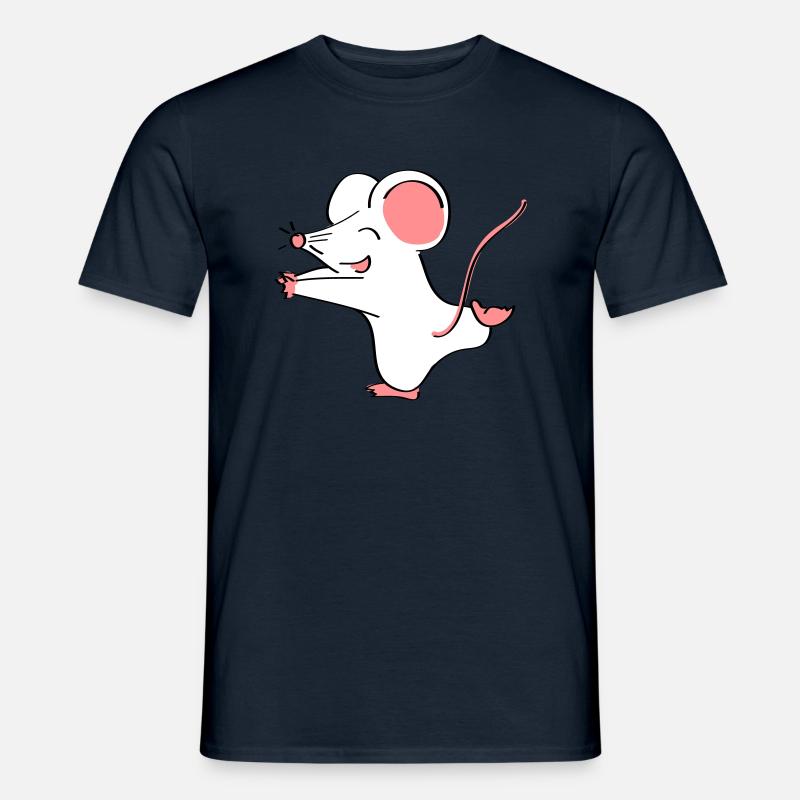 Mäusepaar Teil 1 - Männer T-Shirt - Navy