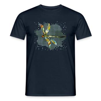 libellule - T-shirt homme - marine - Devant - AI Model Male 178 light (178cm)