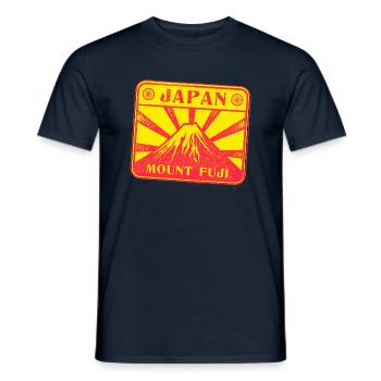 Japan travel - Men's T-Shirt - navy - Front - AI Model Male 178 light (178cm)