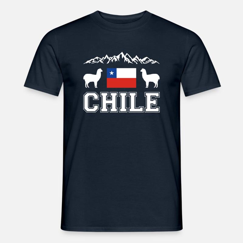 Chile - Männer T-Shirt - Navy