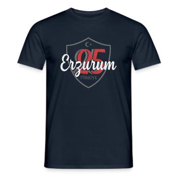 Erzurum - Männer T-Shirt - Navy - Vorne - AI Model Male 178 light (178cm)